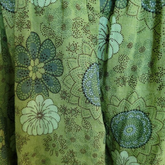 L.E.I. Taylor Swift Collection Green Cotton Sundress Size S Vintage Summer - Picture 6 of 13